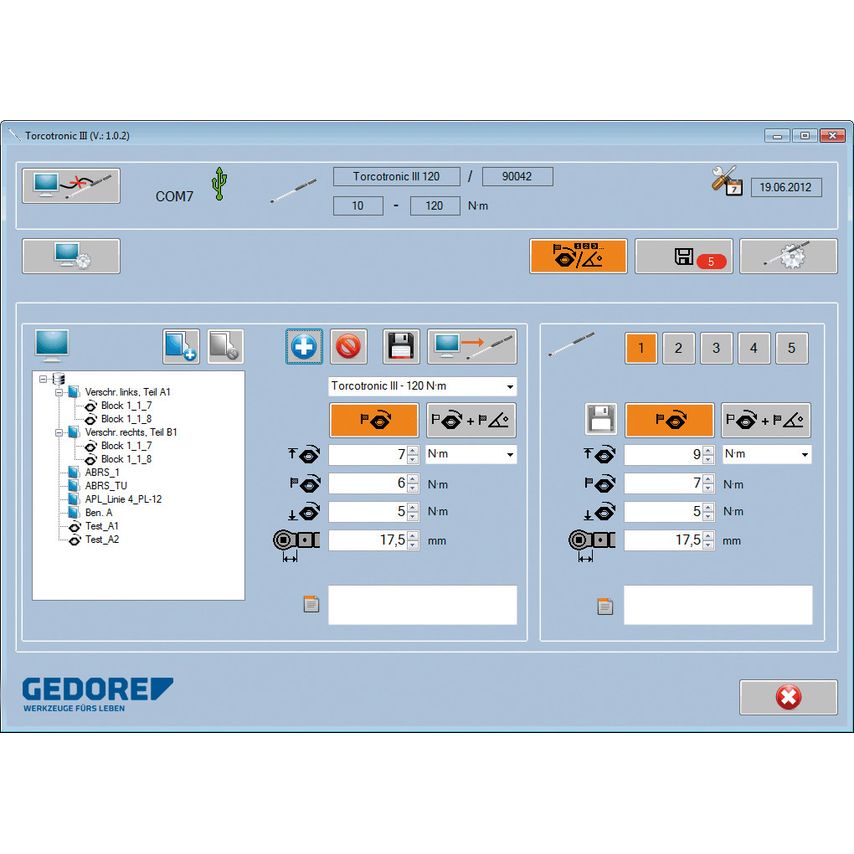 TorcoTronic III  1/2"  10-120 Nm Highline