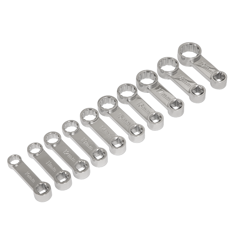 Torque Adapter Spanner Set10 Piece 3/8" Square Drive - Metric