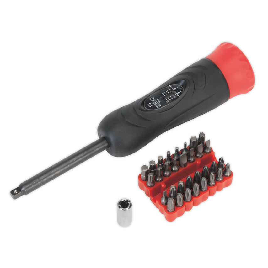 Torque Screwdriver Set34 Piece 2-10nm 1/4" Square Drive