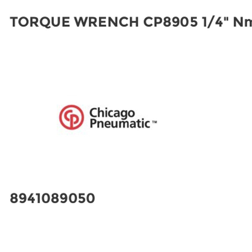 Torque Wrench CP8905 1/4" NM