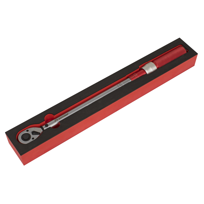 Torque Wrench Micrometer Style 1/2" Sq Drive 40-220nm - Calibrated