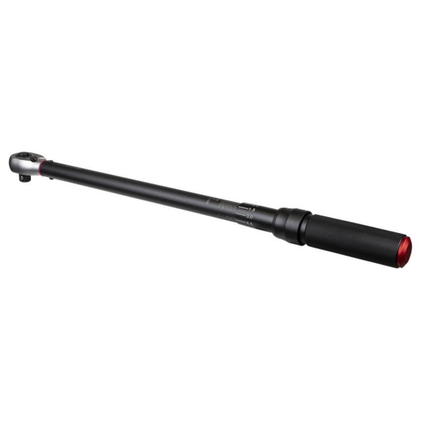 Torque Wrench Micrometer Style 1/2in Square Drive Calibrated 60-330Nm - Premier Black