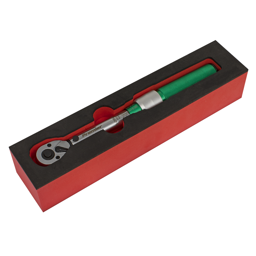 Torque Wrench Micrometer Style 1/4" Sq Drive 5-25nm - Calibrated