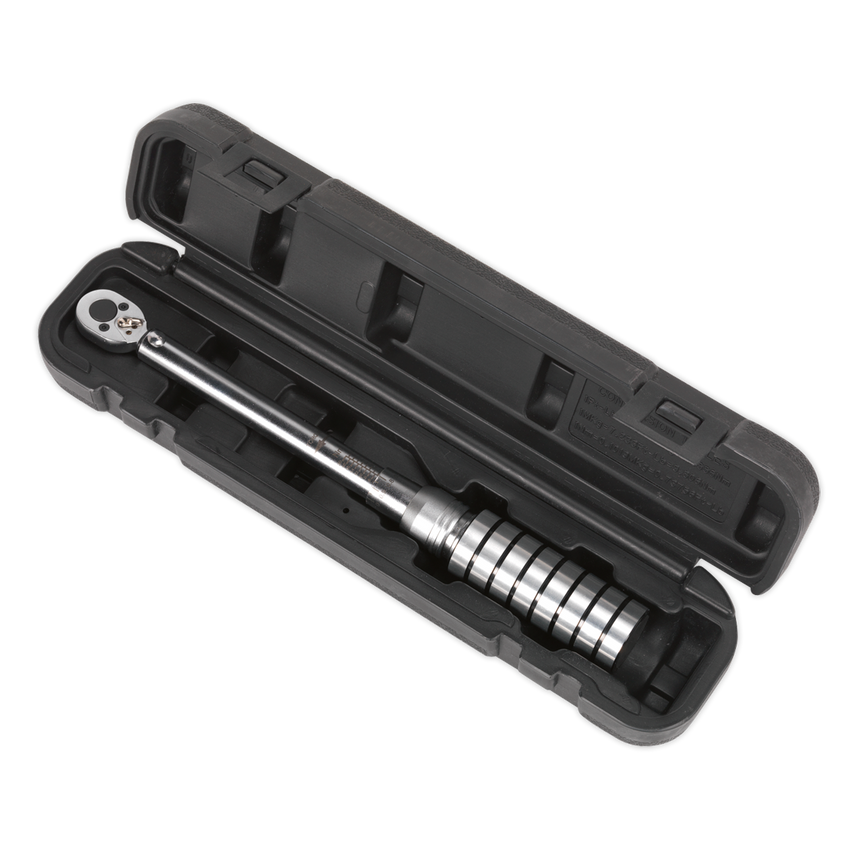 Torque Wrench Micrometer Style 1/4" Square Drive 4-20nm (2.9-14.8LB.FT) - Calibrated