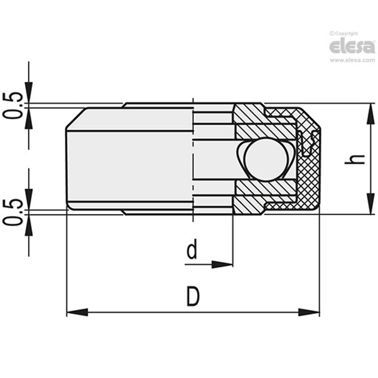 Torque amplifier collar-CMC.32-SST-8