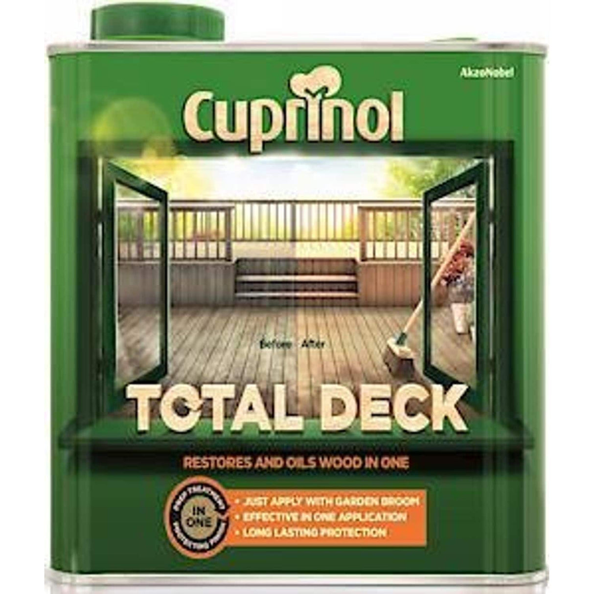 Total Deck Restore & Oil Wood Clear - 2.5L