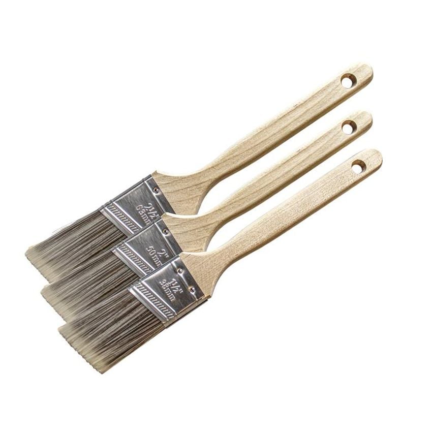 Tradesman Synthetic Sash Brush Set, 3 Piece FAIPBTSASH3