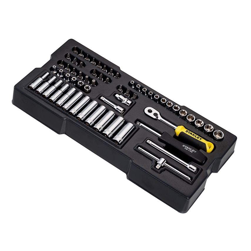 Transmodule System 1/4in Drive Metric Socket Set 60 Piece STA174175