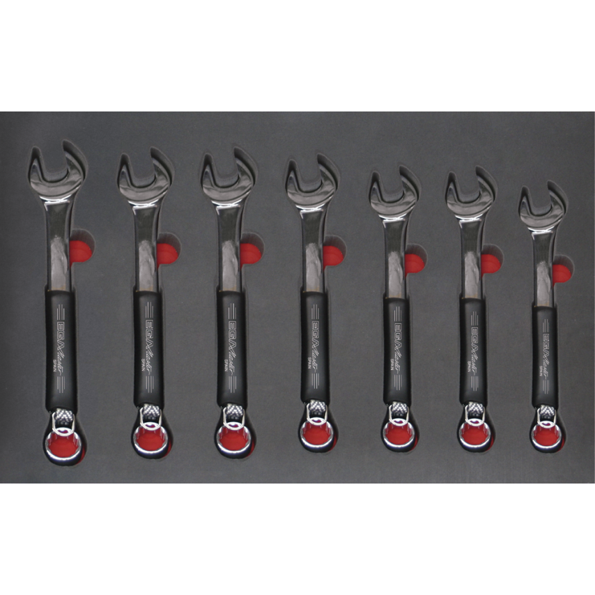 Tray - Set of Combination Wrenches (Inch) Antidrop ACO
