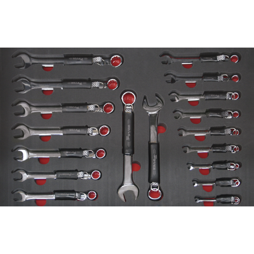 Tray - Set of Combination Wrenches (Mm) Antidrop ACO