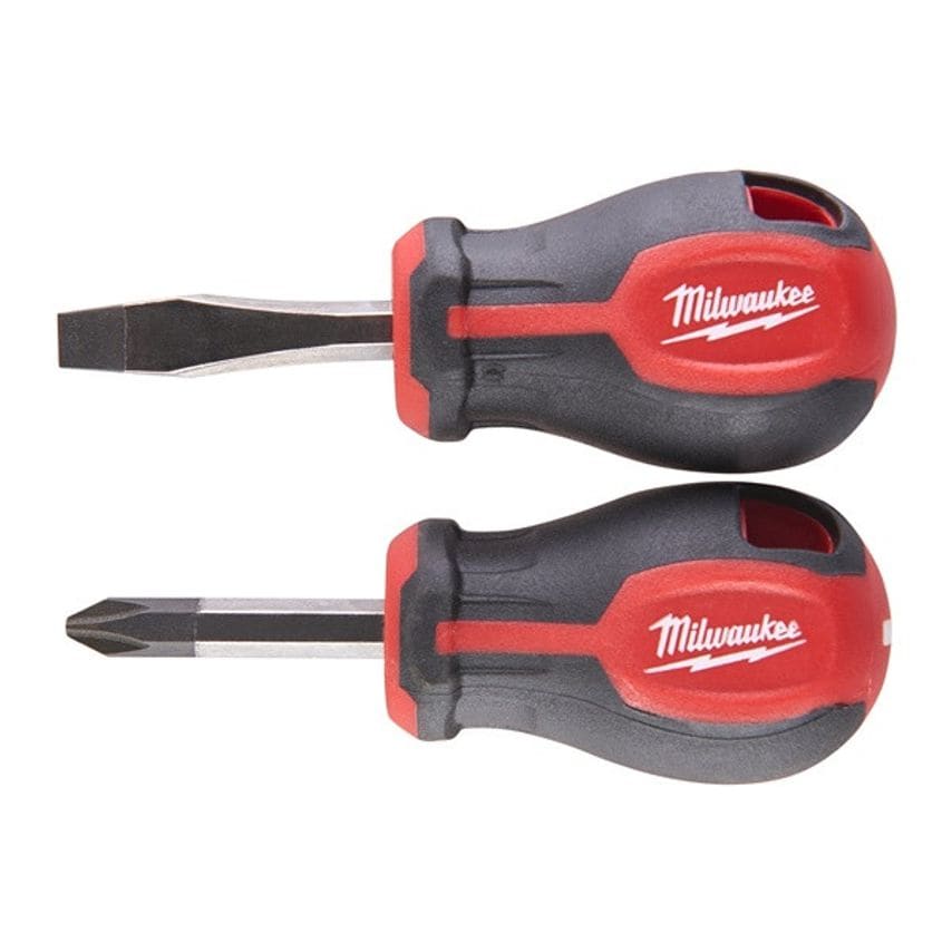 Tri-Lobe Screwdriver Stubby Set (2pc) - 4932471810