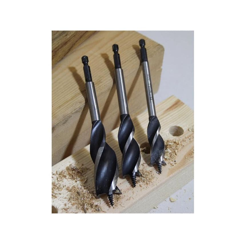 Tri-Point Speed Auger Bit Set, 3 Piece FAITPASET3PC