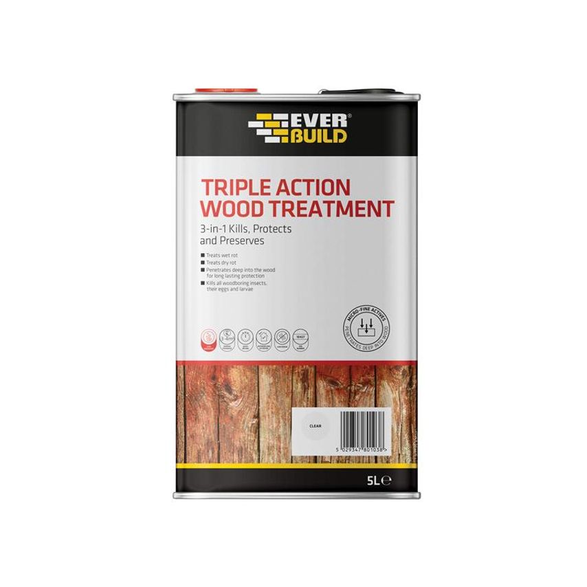 Triple Action Wood Treatment 5 litre EVBLJUN05