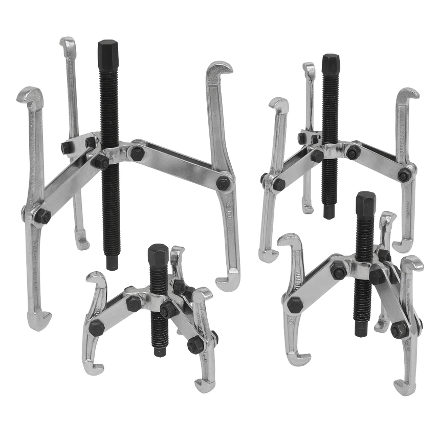 Triple Leg Gear Reversible Puller Set 4 Piece