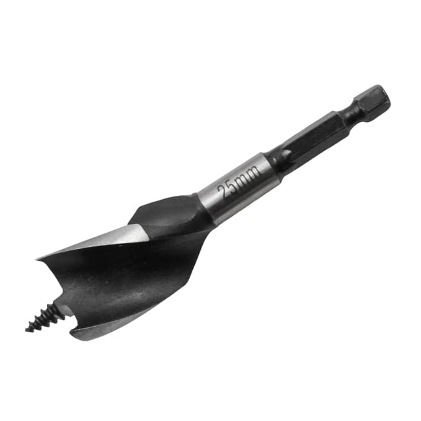 Tri-point Speed Auger Bit Stubby - 25mm