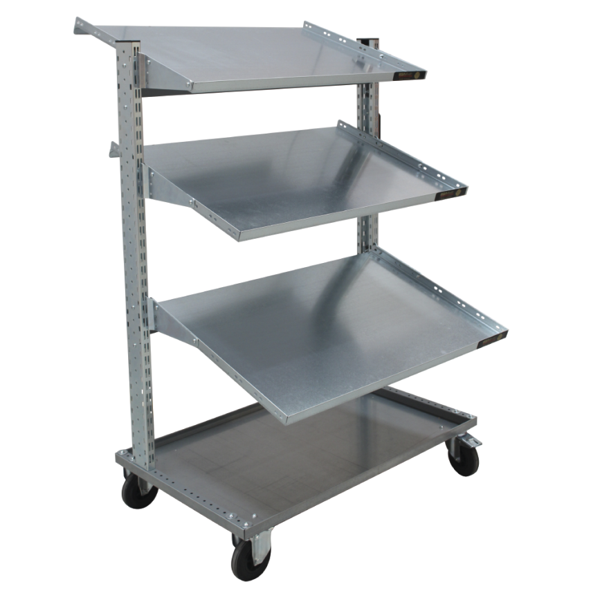 Trolley 725 with 3 Shelves 220mm