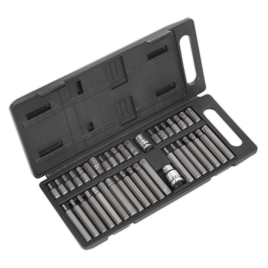 Trx-Star/Hex/Spline Bit Set40 Piece 3/8" & 1/2" Square Drive