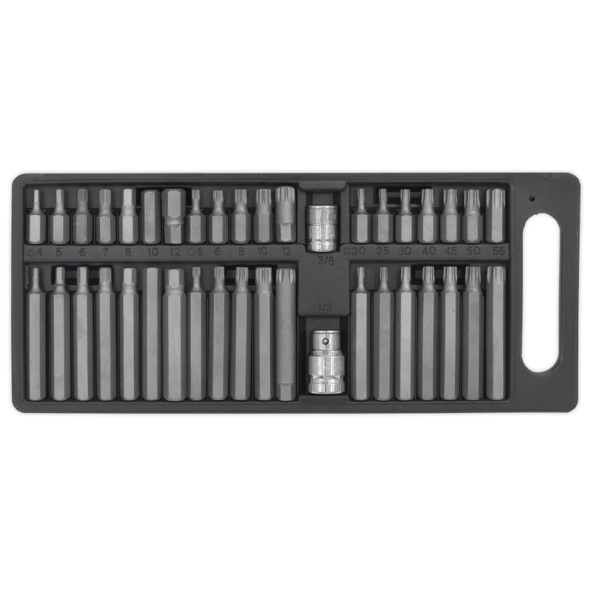 Trx-Star/Hex/Spline Bit Set40 Piece 3/8" & 1/2" Square Drive