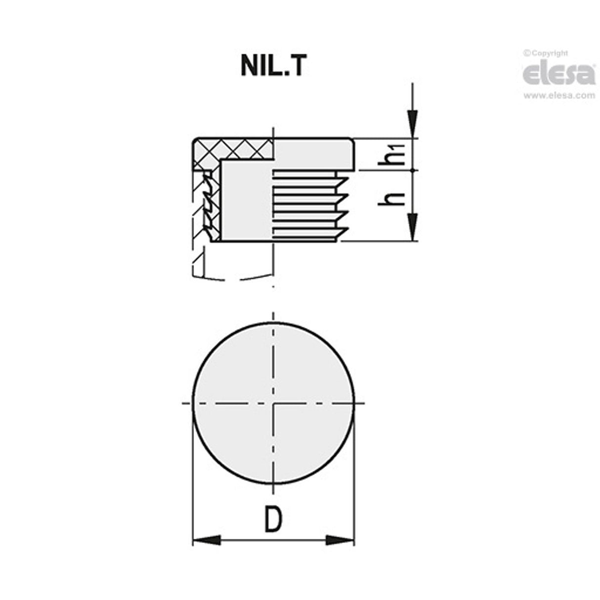 Tube plug-NIL.T-42-C34