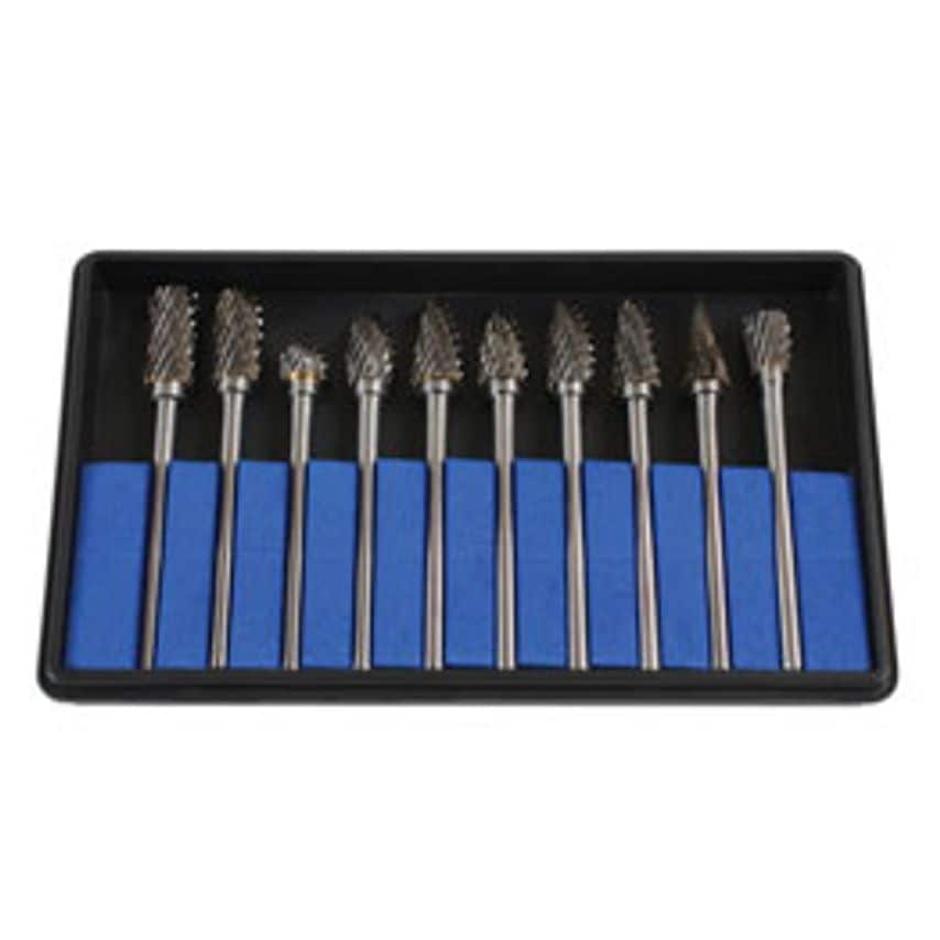Tungsten Carbide Burr Set 10pc
