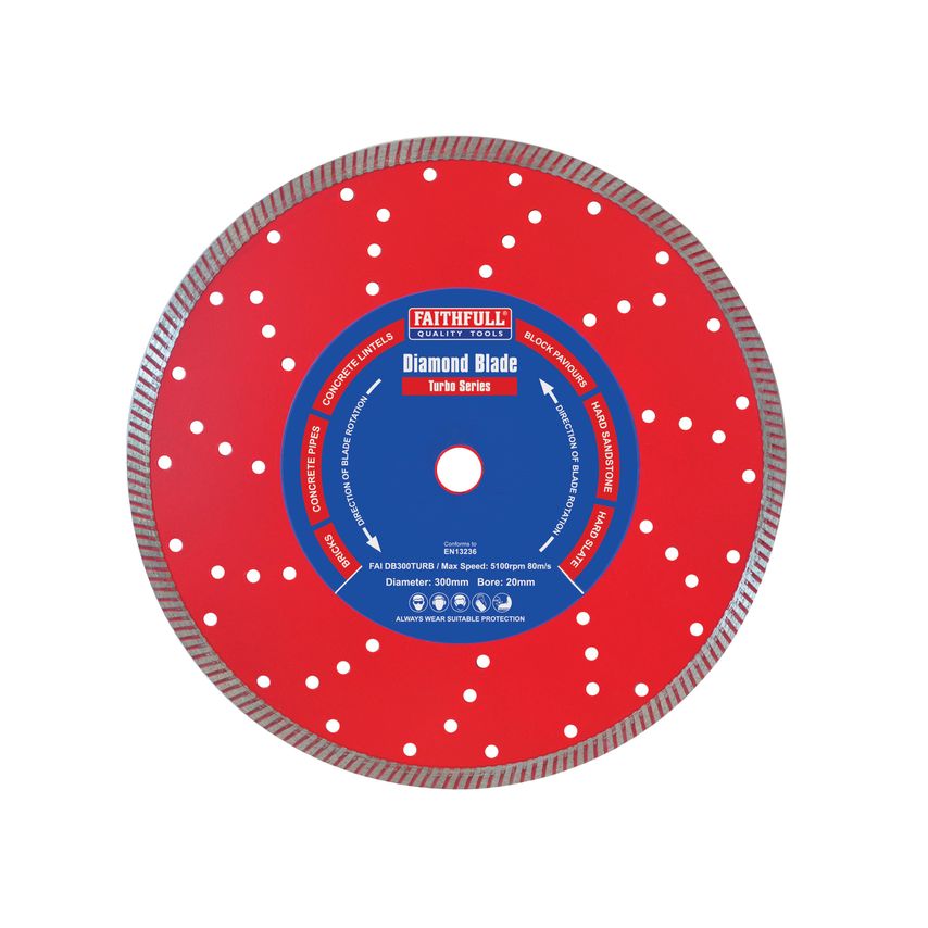 Turbo Cut Diamond Blade 300 x 20mm