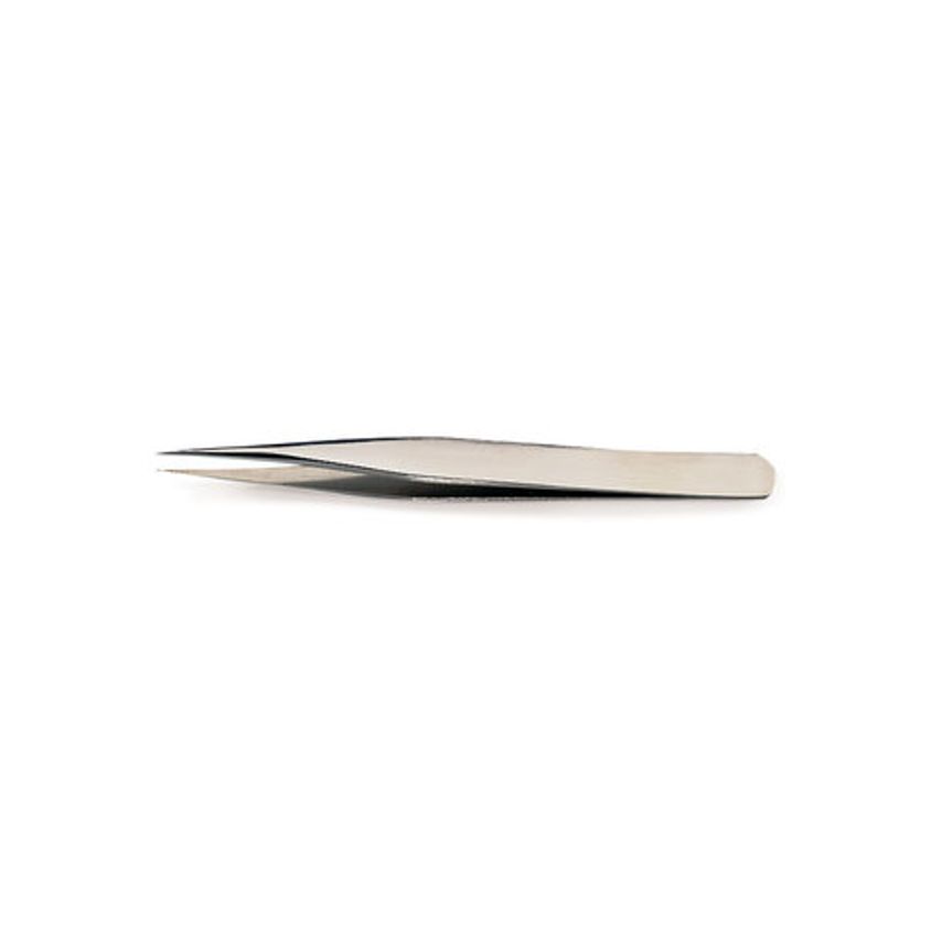 Tweezers with Fine Tip Straight Remanit 4301. L 120 mm 1 Units
