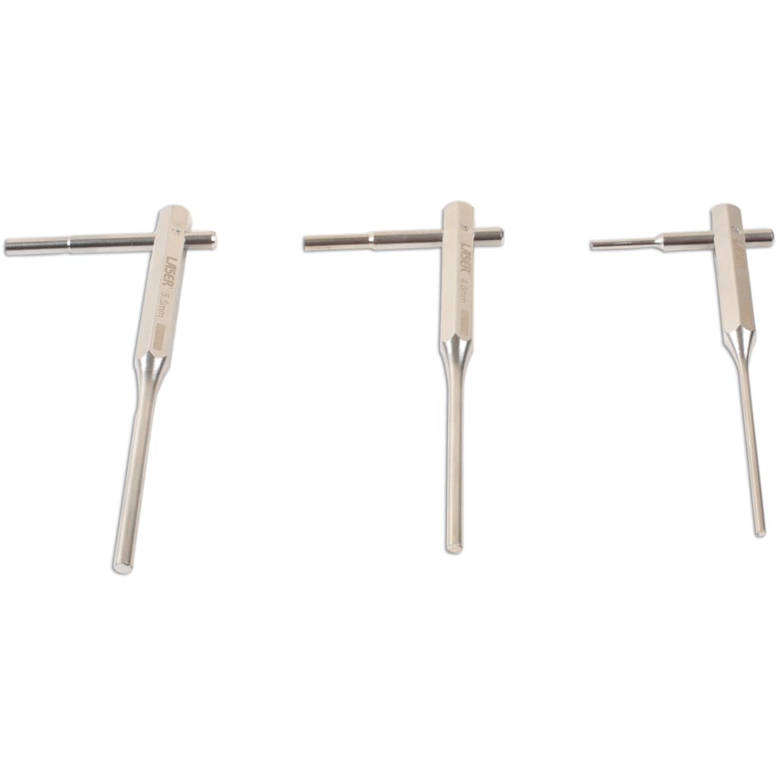 Twin Function Brake Pin Punch Set 3 Piece