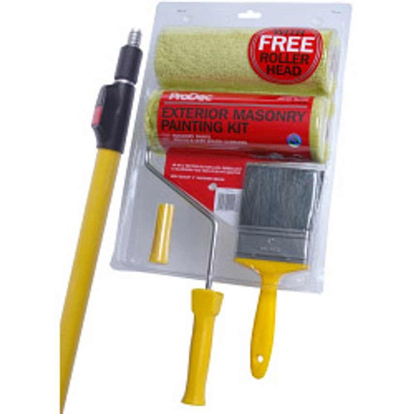 Twin Head Masonry Kit & Pole 9"