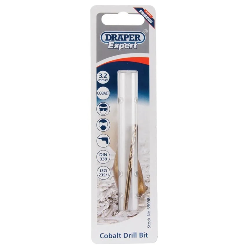 Twist Drill Metric 3.2mm Cobalt HSS