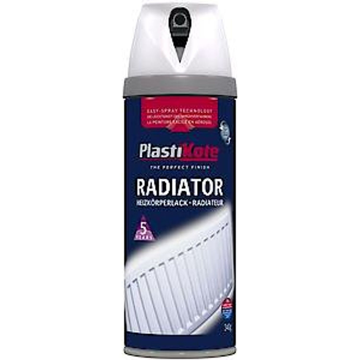 Twist & Spray Radiator Gloss White 400ml Non Yellowing Heat Resistant Upto 100 Degrees