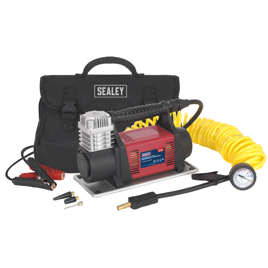 Tyre Inflator/Mini Air Compressor 12V Heavy Duty