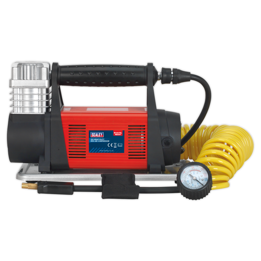Tyre Inflator/Mini Air Compressor 12V Heavy Duty