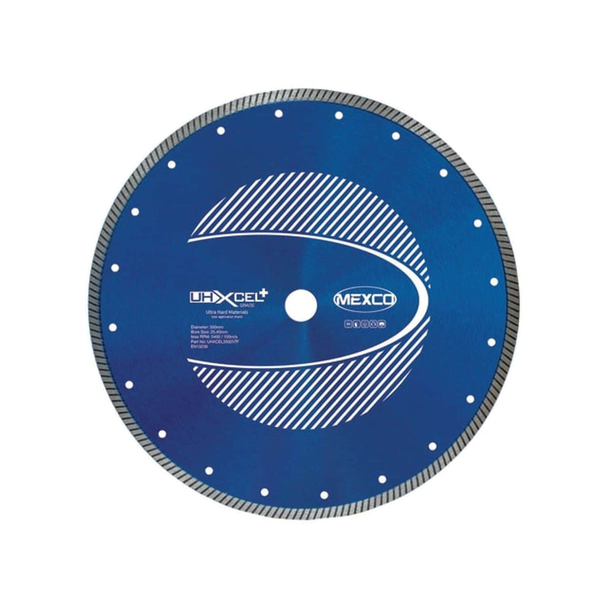 Uhxcel+ Ultra Hard Plus Diamond Blade - 350 x 25.4mm