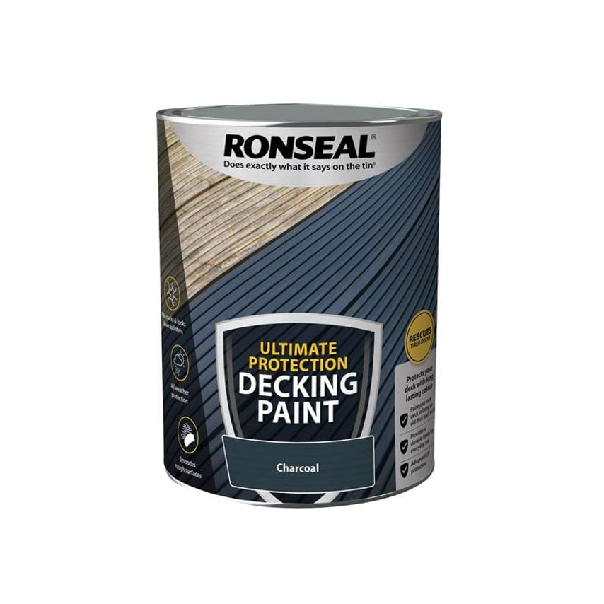 Ultimate Protection Decking Paint Charcoal 5 litre RSLDPC5L