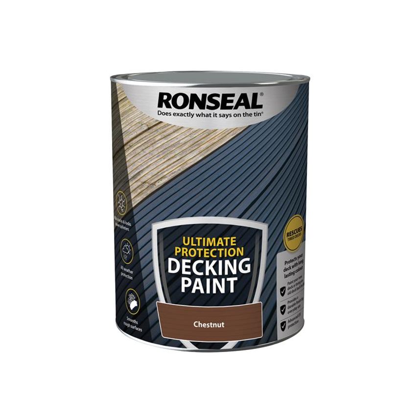 Ultimate Protection Decking Paint Chestnut 5 litre RSLDPCH5L