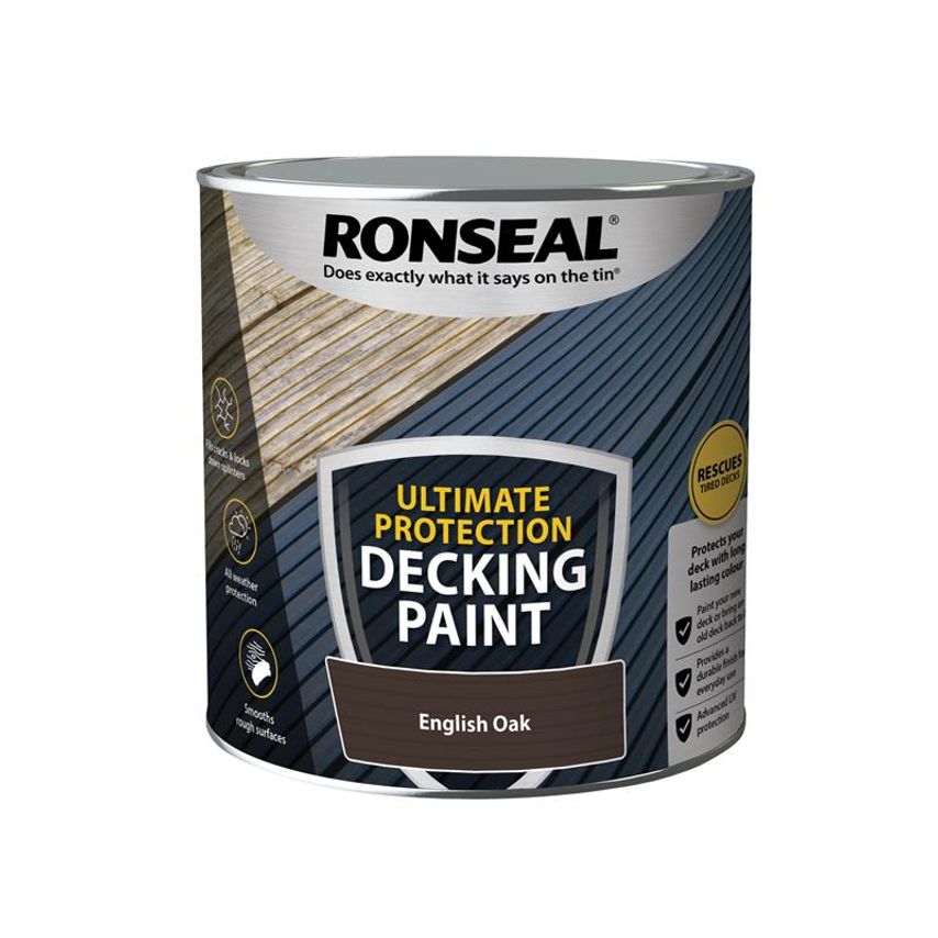 Ultimate Protection Decking Paint English Oak 2.5 litre RSLDPEO25L