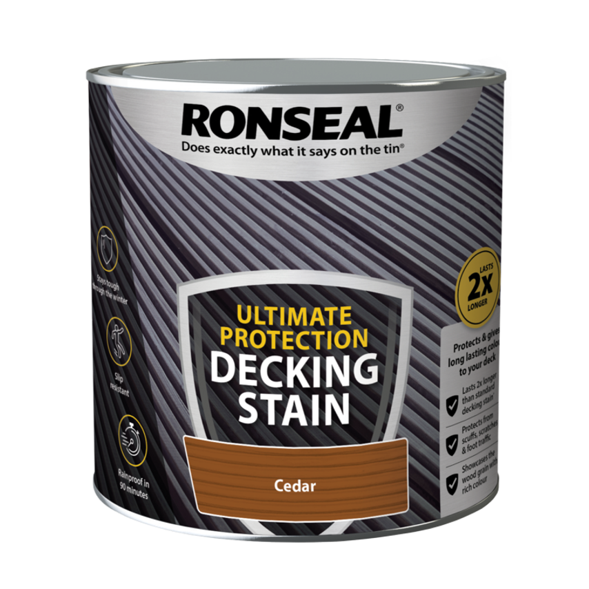 Ultimate Protection Decking Stain 2.5L Cedar