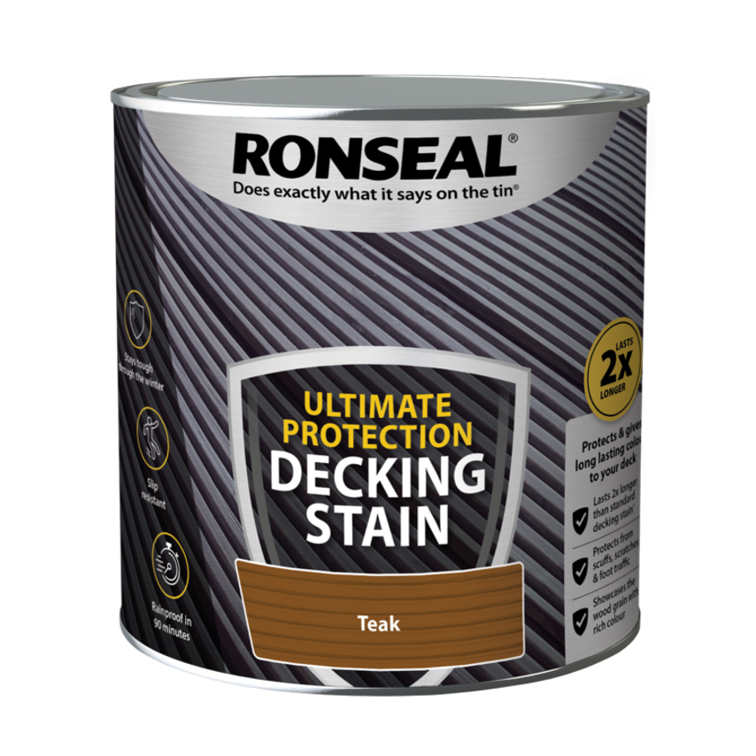 Ultimate Protection Decking Stain 2.5L Teak