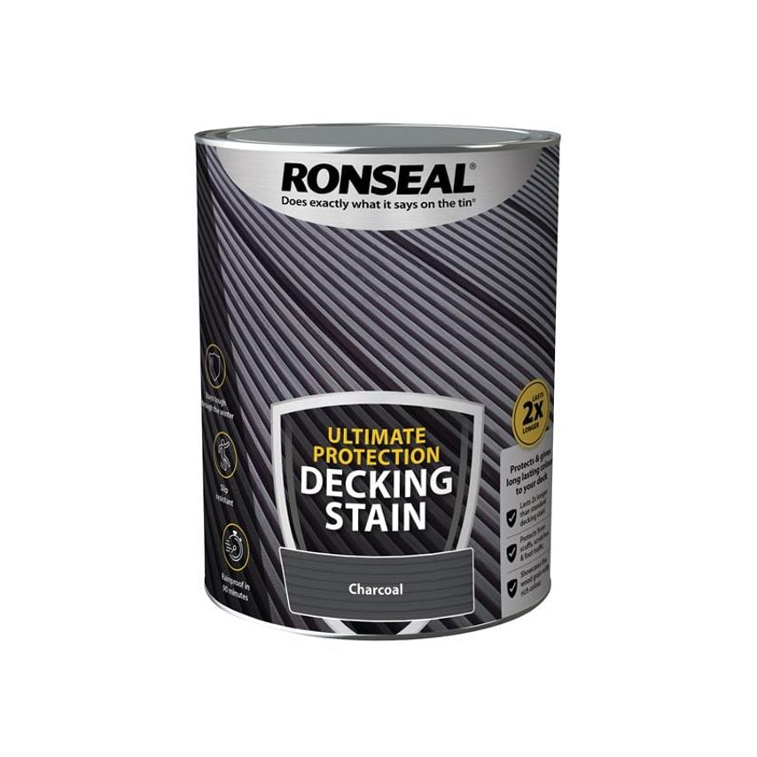 Ultimate Protection Decking Stain Charcoal 5 litre RSLNUDSC5L