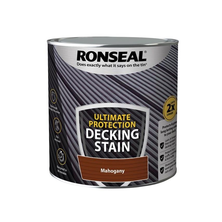 Ultimate Protection Decking Stain Rich Mahogany 2.5 litre RSLNUDSRM25L