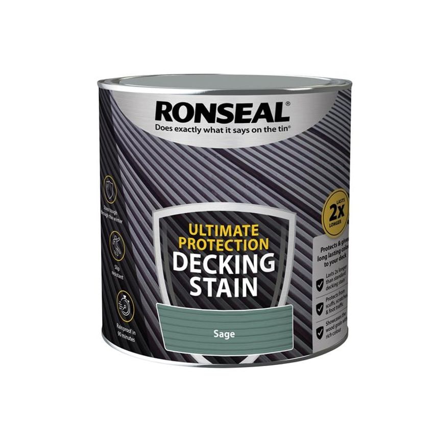 Ultimate Protection Decking Stain Sage 2.5 litre RSLNUDSS25L