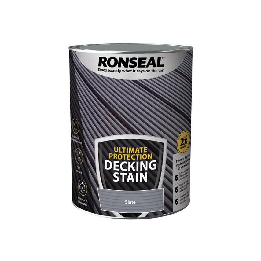 Ultimate Protection Decking Stain Slate 5 litre RSLNUDSSL5L