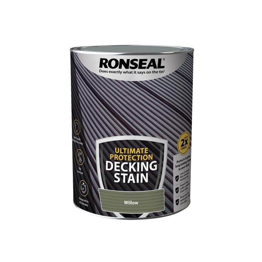 Ultimate Protection Decking Stain Willow 5 litre RSLNUDSW5L