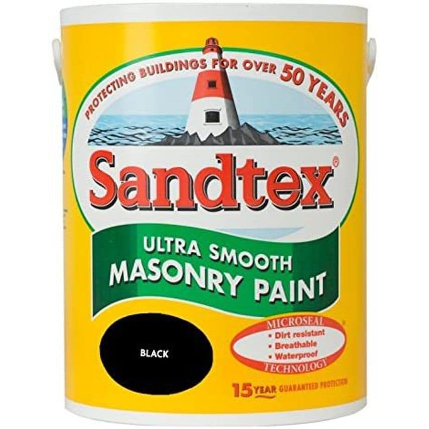 Ultra Smooth Masonry Paint 5 Litre Black
