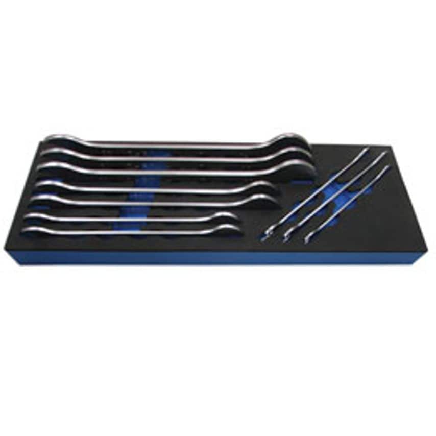 Ultra Thin Open Ended Spanner Set 10 Piece
