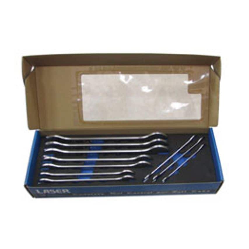 Ultra Thin Open Ended Spanner Set 10 Piece