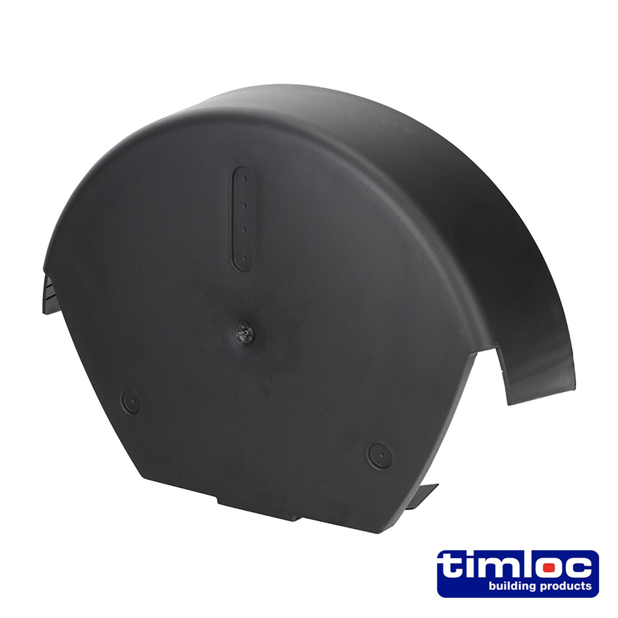Universal 1/2 Round Cap Black - LOC99136
