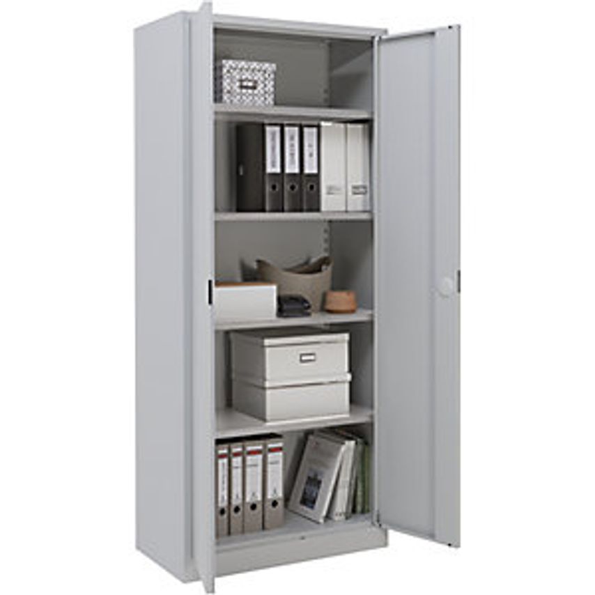 Universal Cupboard, HxWxD 1850 X 800 X 420mm, Light Grey