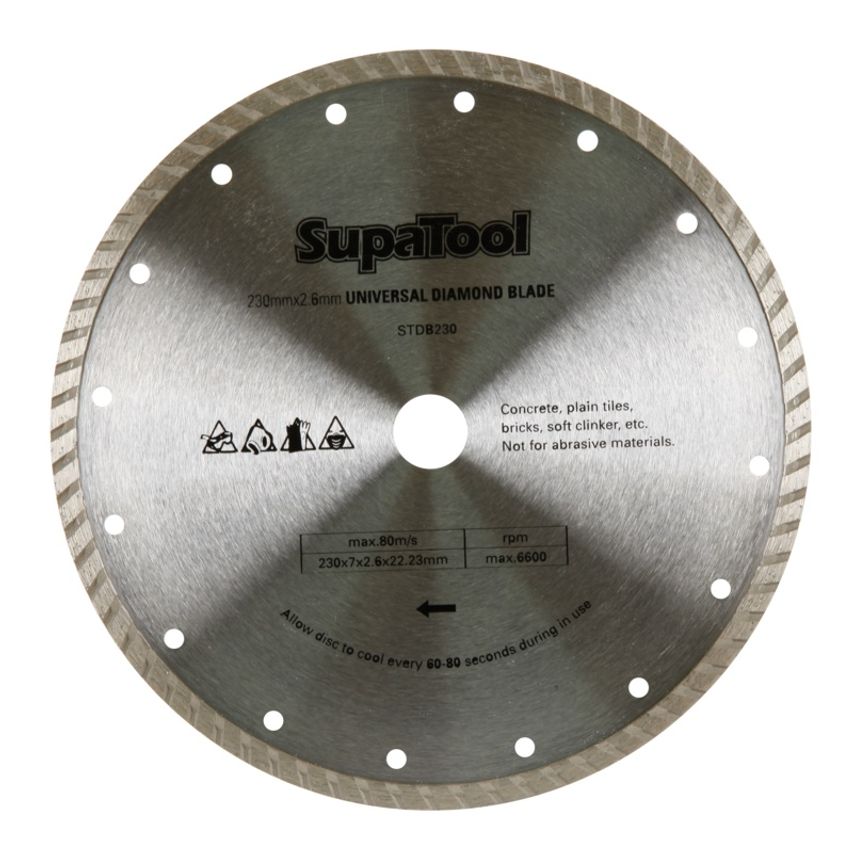 Universal Diamond Blade 230x2.6mm