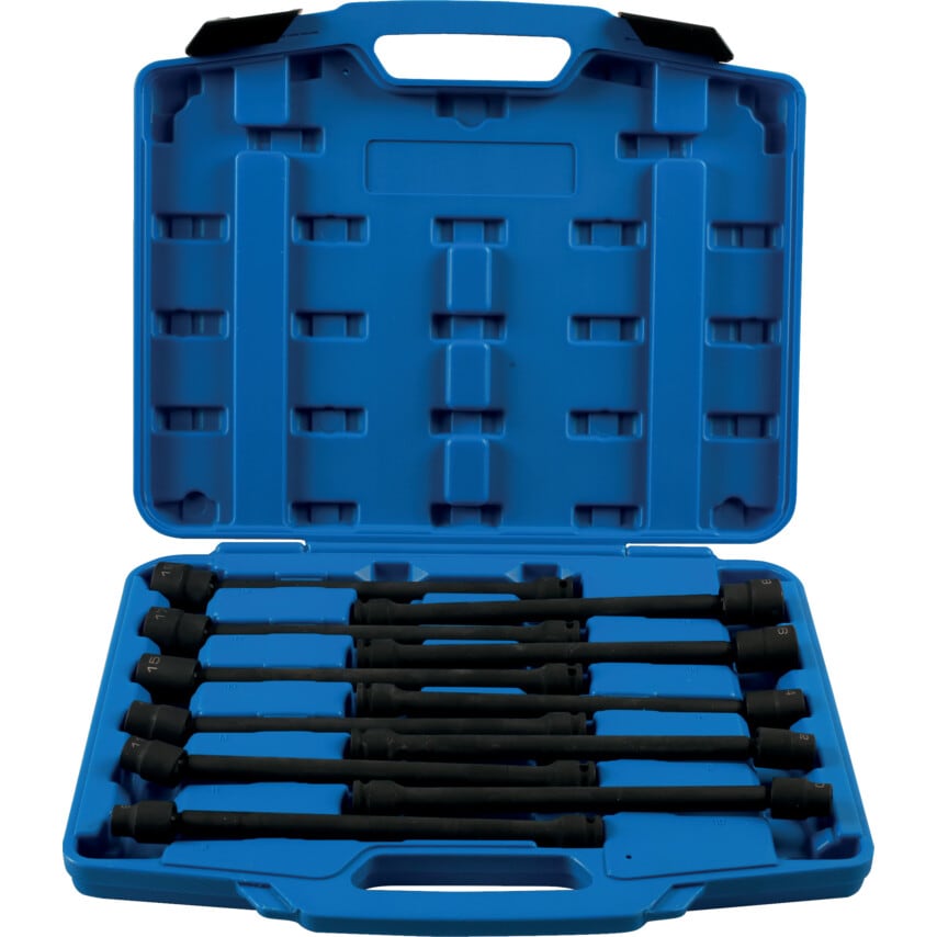 Universal Joint Deep Impact Socket Set 3/8inch Drive 11-Piece